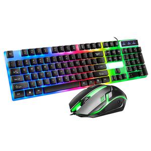 Nb Keyboard Jual NB Wired Keyboard & Mouse Set 104 Keys Mechanical-feel Keyboard ...