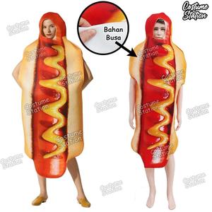 Pol Roti Costume Jual Kostum Hotdog Mascot / Costume Roti Sosis Makanan Halloween dewasa ...