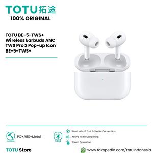 Promo TOTU TWS Pro Earphone Earbuds BT ANC Wireless Charging