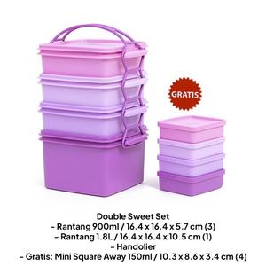 Jual TUPPERWARE Rantang Double Sweet Free [A08] - Jakarta Barat ...