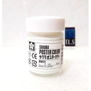 Jual Sakura Poster Color 30 ML White (Cat Poster) (*_*)/ 😉 - Jakarta ...