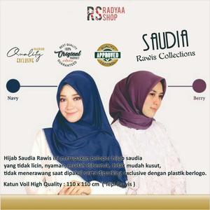 Jual Kerudung SegiEmpat Hijab SaudiaRawis Polos Jilbab Kerudung ...