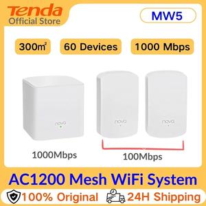 Jual Tenda Nova Router Mesh Wifi Mw5 Up To 3500 Sq.Ftwhole Home Gigabit ...