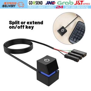 Jual LEDKabel Front Panel Switch Tombol Power Reset Button PC CPU ...