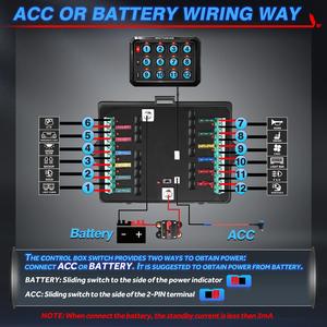 Jual Mictuning Rgb 11-Color Adjustable Led 5.5 Inch 12 Gang Switch