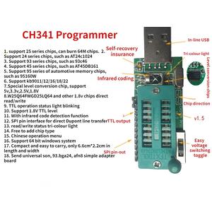 Programmatore CH341A V1.7 - Per Chip W25Q64FW E Altri | Supporto 1.8V-5V Con Software Libero - Foto 6
