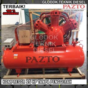 Jual PAZTO Kompresor Angin 15 HP Engine Diesel 24 pk hp Solar ...