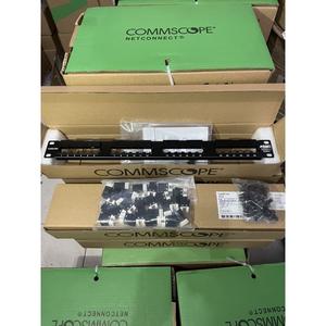 Jual commscope 24port cat6 loaded AMP Patch panel CAT6 24 port AMP ...