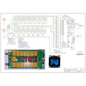 Kit DIY Tuner Antenne Automatique ATU-100 1,8-50 MHz - Avec écran OLED - Pour Radioamateurs