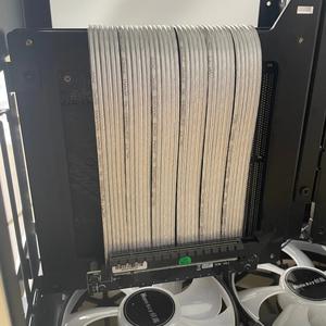 Jual A Gen5/4 Pcie Riser Cable Pci Express 5.0 4.0 X16 Double Reverse ...