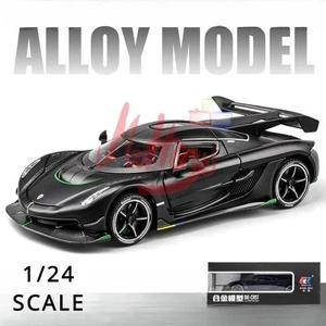 1:18 Koenigsegg Jesko Attack Tang Orange - GT Spirit - Pole Position