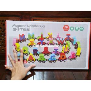 magnetic alphabet train