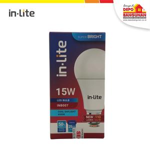 Jual Lampu LED in-Lite 15W INB007 CDL Super Terang Hemat Listrik - Kota ...