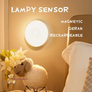 Jual Lampu Mini Sensor Gerak Magnetic LED Lampu Tidur Mini Lampu Malam ...