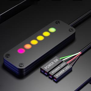 Jual Power Button PC Switch Finger Slide ON/OFF RGB Light Effect ...