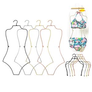 Arekuaei Badmode Bikini Hangers Veelzijdige Ondergoed Metalen Hanger voor BH Display Hanger 10 STKS (Zilverachtig