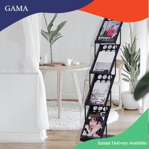 Jual Rak Brosur Lipat Besi Alumunium A4 Stainless Standing Foldable ...