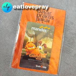 Promo Kartu etoll emoney ORIGINAL Mandiri Edisi Limited Garfield/Kartu ...
