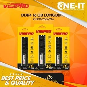 Jual Memory RAM PC VISIPRO DDR4 16GB PC-21300 2666MHz LONGDIMM