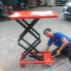 Jual hydraulic lift table hidrolik tinggi 120cm kapasitas 150-1000kg ...