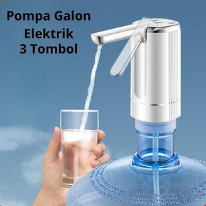 Jual Pompa Galon Elektrik 3 Tombol / Water Pump Portable / Dispenser ...
