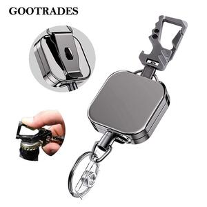 Jual Belt Rope Lanyard Clip Keychain Name Tag Holder Keyring Id Card ...