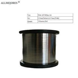 Jual ALLMEJROES Solar cell tabbing wire busbar wire soldering solar ...