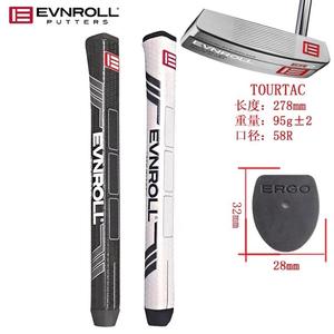 Impugnatura Golf Midsize 90g Impugnatura Putter Evnroll TourTac 90g - Media, Pistola, Bianco/blu, Con Nastro Evnroll TourTac Midsize