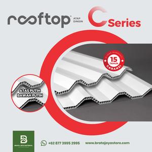 Jual Wuwungan Top Ridge uPVC Rooftop I Series C Series Rumah Gedung ...