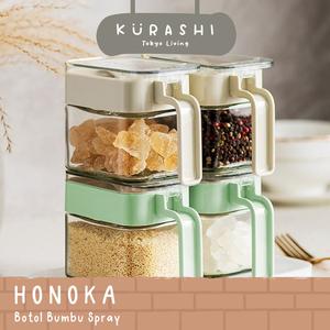 Promo KURASHI - HONOKA Tempat Gula Garam Multifungsi Toples Garlic ...