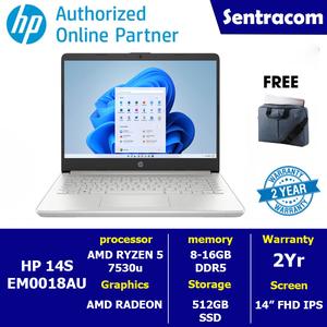Jual HP 14-em0018AU Ryzen 5 7530U 512GB SSD 8/16GB IPS Win11+OHS - 16 ...