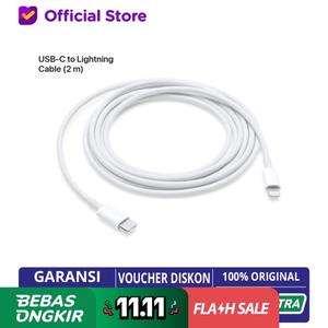 Promo Apple USB-C to Lightning Cable (2 m) (1 m) Original For iPhone iPad  Meter di Digitech Mall Tokopedia