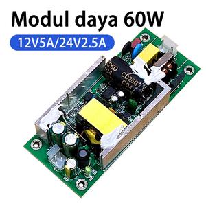 Jual AC 100-240V to DC 12V 5A 24V 2.5A 60W Switching Power Supply ...