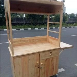 Jual Rombong Kayu Panjang 120 cm | Rombong Kantin | Gerobak Kantin ...