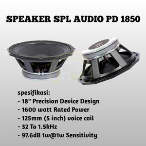 Jual SPEAKER KOMPONEN SPL AUDIO PD 1850 18IN Speaker Spl 18 inch