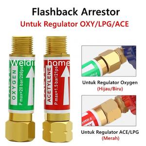 Jual Flashback Arrestor Regualtor Oxygen Acetylene Flash Back Oxy Ace ...