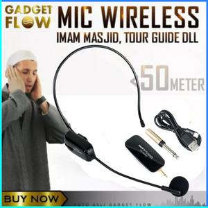 Jual PENGIRIMAN JAKARTA TaffSTUDIO Wireless UHF Call Center Mic