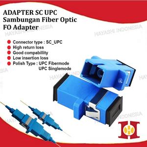 Jual Adapter SC UPC APC Barel Fiber Optic Optik Sensor Connector FO ...