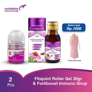 Jual Fitajoint Roller Gel 30gr x Fortiboost Immuno Sirup x Botol Lipat ...