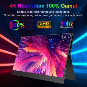 Jual 14 inch portable monitor for For Laptop XBox PS4 / 5 Switch TV Box ...