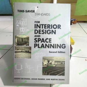 Jual Time-saver standards for interior design and space planning ...
