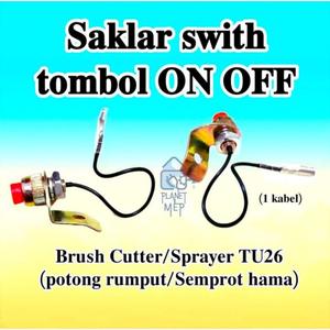 Jual Saklar Switch Tombol On Off / Stop Button Mesin Potong Rumput 328 ...