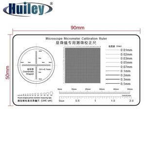 Jual Microscope Micrometer Calibration Ruler Transparent Film PET ...