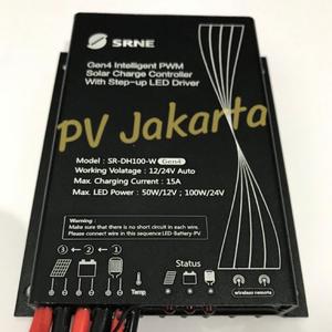 Jual Srne Sr-Dh100-W 15A Pwm Solar Charge Controller Led Driver (Pju ...
