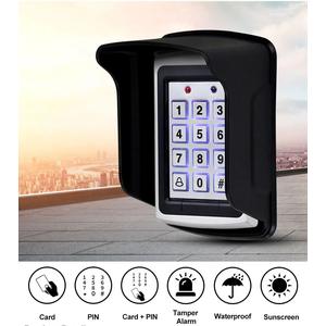 Jual Outdoor Metal Rfid Access Control Keypad Card Reader Waterproof ...