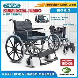 Kursi Roda Big Big Jumbo Onemed Cocok Untuk Orang Yang Gemuk Beban di  Hospital Ofl Tokopedia