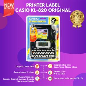 Kl 820 Casio Thermal Printer Promo Casio Label Printer KL-820