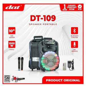 Jual SPEAKER PORTABLE DAT DT 109 / DT109 10 INCH ORIGINAL DAT - Kota ...