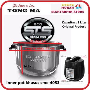 Panci Magic Com Dalam Inner Pot Stainless Steel Rice Cooker Yong Ma di  Defiaart Tokopedia - Main Image