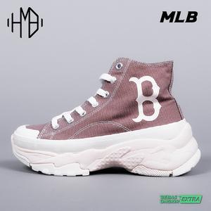 Promo MLB Korea Red Sox Chunky High Sneaker Brown Kota